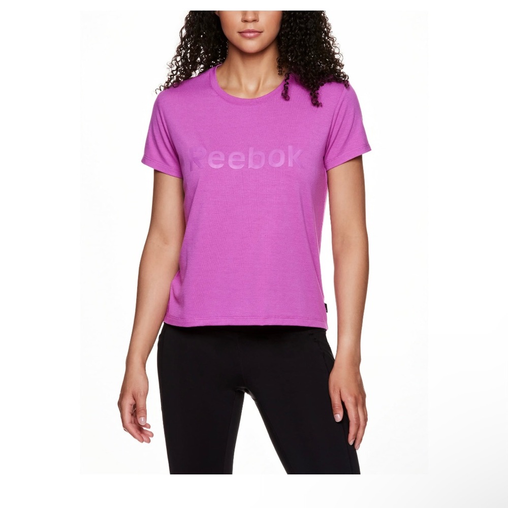 Womens REEBOK Relaxed Comfort Fit T-Shirt Size XXXL Purple Orchid New
